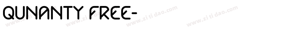 Qunanty FREE字体转换